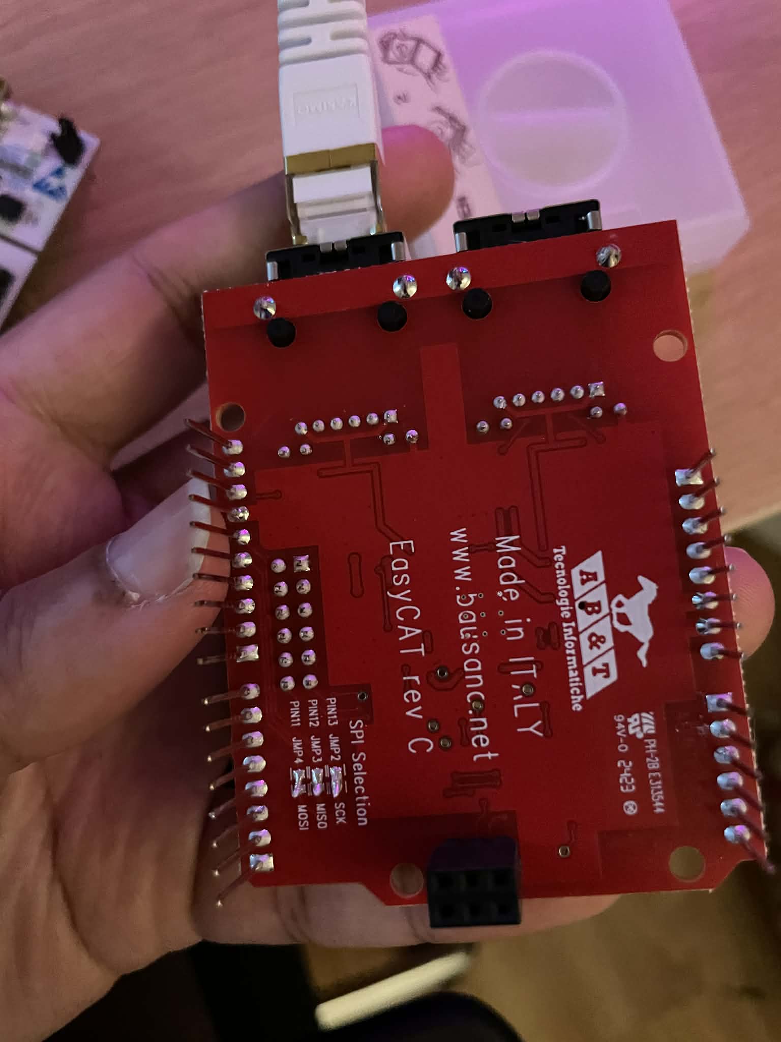 EasyCAT soldered